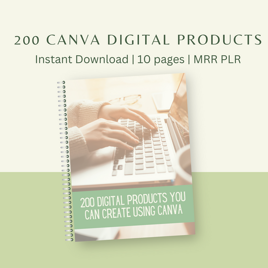 200 Canva Digital Products Guide