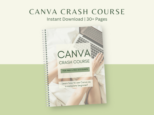 30+ Page Canva Crash Course Guide MRR